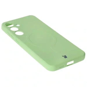 Kup Bizon Case Silicone Magnetic Samsung Galaxy S25+ Plus / S24+ Plus verde deschis - BIZ8292 - {ean13} - Sklep Home Screen