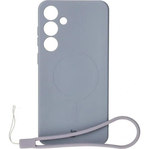 Kup Silikonové pouzdro s magnetickým kroužkem Bizon Case Silicone Magnetic pro Samsung Galaxy S25+ Plus / S24+ Plus šedé - BIZ8293 - {ean13} - Sklep Home Screen