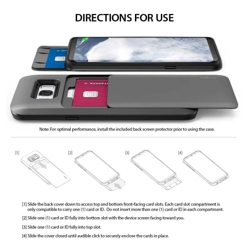 Kup Case Ringke Acces Wallet Samsung Galaxy S8 Plus Glänzend Weiß - RGK440GLS - {ean13} - Sklep Home Screen