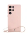 Kup Silikonový kryt s magnetickým kroužkem Bizon Case Silicone Magnetic pro Samsung Galaxy S25 Ultra světle růžový - BIZ8294 - {ean13} - Sklep Home Screen