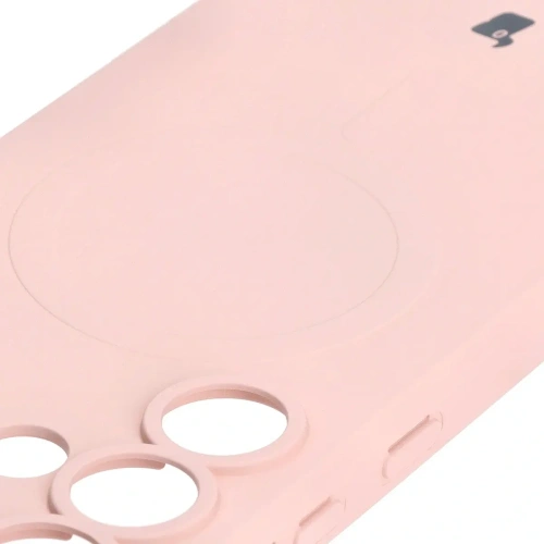 Kup Silikonový kryt s magnetickým kroužkem Bizon Case Silicone Magnetic pro Samsung Galaxy S25 Ultra světle růžový - BIZ8294 - {ean13} - Sklep Home Screen