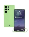 Bizon Case Silicone Magnetic Samsung Galaxy S25 Ultra light green