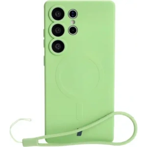 Kup Bizon Case szilikon Magnetic Samsung Galaxy S25 Ultra világos zöld - BIZ8295 - {ean13} - Sklep Home Screen