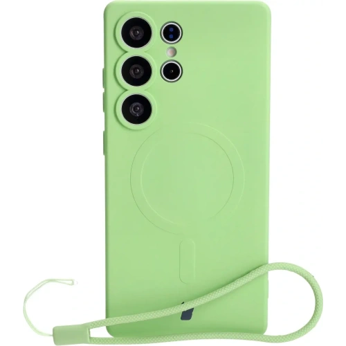 Kup Bizon Case szilikon Magnetic Samsung Galaxy S25 Ultra világos zöld - BIZ8295 - {ean13} - Sklep Home Screen