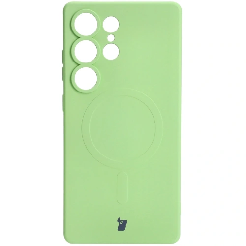 Kup Bizon Case szilikon Magnetic Samsung Galaxy S25 Ultra világos zöld - BIZ8295 - {ean13} - Sklep Home Screen