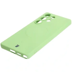 Kup Silikonowe etui z pierścieniem magnetycznym Bizon Case Silicone Magnetic do Samsung Galaxy S25 Ultra jasnozielone - BIZ8295 - {ean13} - Sklep Home Screen