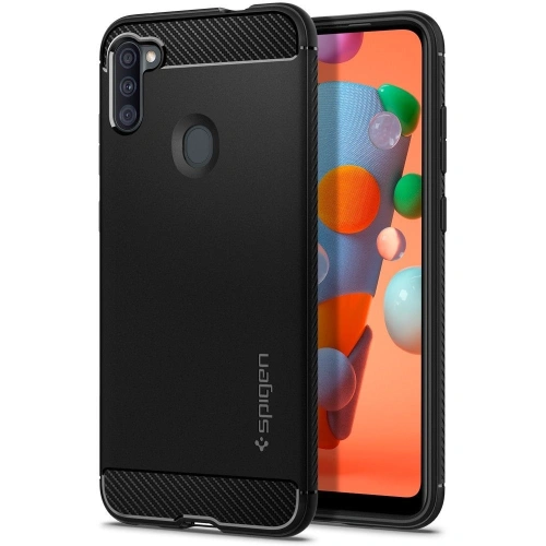 Kup Etui Spigen Rugged Armor Samsung Galaxy A11 Matt Fekete - SPN1097BLK - {ean13} - Sklep Home Screen