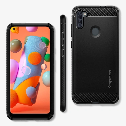 Kup Etui Spigen Rugged Armor Samsung Galaxy A11 Matt Fekete - SPN1097BLK - {ean13} - Sklep Home Screen