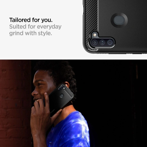 Kup Spigen Samsung Gehäuse Rugged Armor Galaxy A11 Mattschwarz - SPN1097BLK - {ean13} - Sklep Home Screen