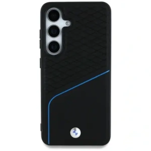Buy BMW Leather Textured and Smooth MagSafe Samsung Galaxy S25 black - BMW803 - {ean13} - Home Screen Store Europe