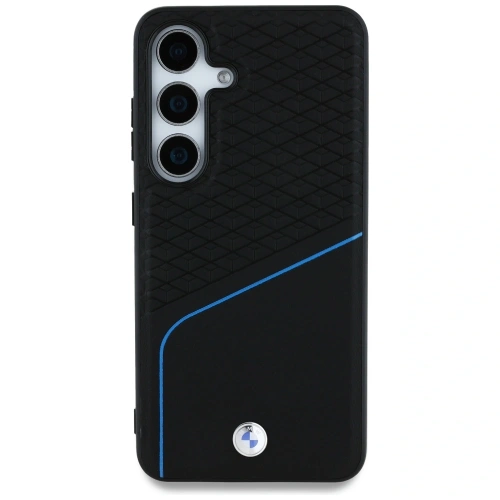 Kup Etui BMW Leather Textured and Smooth MagSafe do Samsung Galaxy S25 czarny - BMW803 - {ean13} - Sklep Home Screen