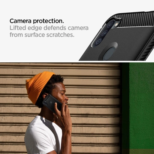 Kup Etui Spigen Rugged Armor Samsung Galaxy A11 Matt Fekete - SPN1097BLK - {ean13} - Sklep Home Screen