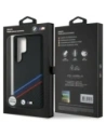 Kup BMW Leder Tricolor Überquerungsstreifen MagSafe Samsung Galaxy S25 Ultra schwarz - BMW806 - {ean13} - Sklep Home Screen