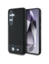 BMW Leather Tricolor Stripe MagSafe Samsung Galaxy S25 black