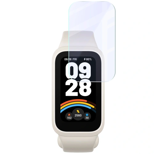 Kup Elastyczne szkło hybrydowe Bizon Glass Watch Mule do Xiaomi Smart Band 9 Active - BIZ8304 - {ean13} - Sklep Home Screen