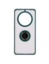 Kup Bizon Case Hybrid Ring Honor Magic7 Lite fumuriu cu un cadru verde închis - BIZ8305 - {ean13} - Sklep Home Screen