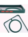 Kup Bizon Case Hybrid Ring Honor Magic7 Lite rauchig mit einem dunkelgrünen Rahmen - BIZ8305 - {ean13} - Sklep Home Screen