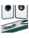 Buy Bizon Case Hybrid Ring Honor Magic7 Lite smoky with a dark green frame - BIZ8305 - {ean13} - Home Screen Store Europe
