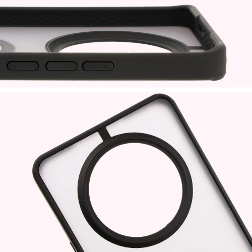 Buy Bizon Case Hybrid Ring Honor Magic7 Lite smoky with a black frame - BIZ8306 - {ean13} - Home Screen Store Europe