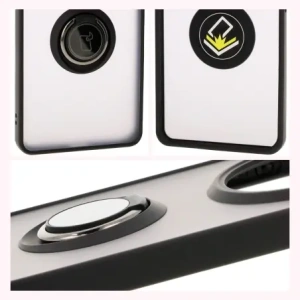 Kup Pouzdro s úchytem na prst Bizon Case Hybrid Ring pro Honor Magic7 Lite kouřové s černým rámečkem - BIZ8306 - {ean13} - Sklep Home Screen