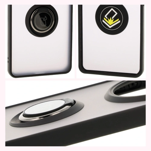 Kup Pouzdro s úchytem na prst Bizon Case Hybrid Ring pro Honor Magic7 Lite kouřové s černým rámečkem - BIZ8306 - {ean13} - Sklep Home Screen