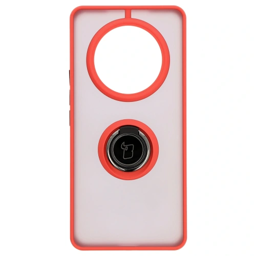 Kup Bizon Case Hybrid Gyűrű Honor Magic7 Lite füstszínű piros kerettel - BIZ8307 - {ean13} - Sklep Home Screen