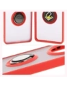 Buy Bizon Case Hybrid Ring Honor Magic7 Lite smoky with a red frame - BIZ8307 - {ean13} - Home Screen Store Europe