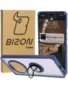Buy Bizon Case Hybrid Ring Honor Magic7 Lite smoky with a dark blue frame - BIZ8308 - {ean13} - Home Screen Store Europe
