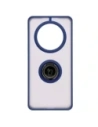 Buy Bizon Case Hybrid Ring Honor Magic7 Lite smoky with a dark blue frame - BIZ8308 - {ean13} - Home Screen Store Europe