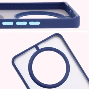 Kup Pouzdro s prstenem na prst Bizon Case Hybrid Ring pro Honor Magic7 Lite kouřové s modrým rámečkem - BIZ8308 - {ean13} - Sklep Home Screen