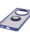 Buy Bizon Case Hybrid Ring Honor Magic7 Lite smoky with a dark blue frame - BIZ8308 - {ean13} - Home Screen Store Europe