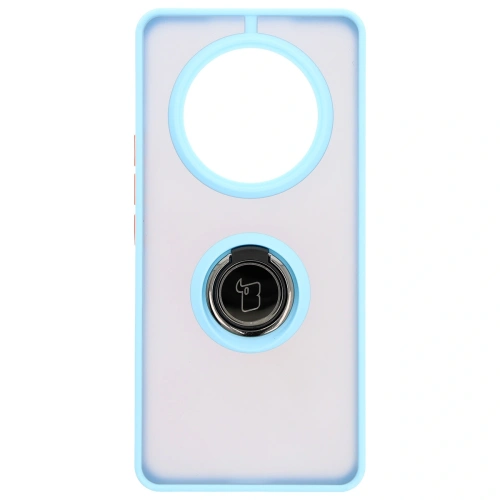 Kup Bizon Case Hybrid Ring Honor Magic7 Lite fumuriu cu un cadru bleu deschis - BIZ8309 - {ean13} - Sklep Home Screen