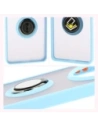 Buy Bizon Case Hybrid Ring Honor Magic7 Lite smoky with a light blue frame - BIZ8309 - {ean13} - Home Screen Store Europe