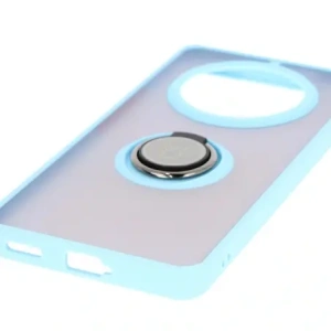 Kup Pouzdro s prstovým držákem Bizon Case Hybrid Ring pro Honor Magic7 Lite kouřové s světle modrým rámem - BIZ8309 - {ean13} - Sklep Home Screen