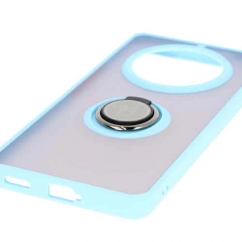 Buy Bizon Case Hybrid Ring Honor Magic7 Lite smoky with a light blue frame - BIZ8309 - {ean13} - Home Screen Store Europe