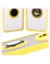 Buy Bizon Case Hybrid Ring Honor Magic7 Lite smoky with a yellow frame - BIZ8310 - {ean13} - Home Screen Store Europe