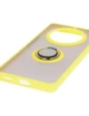 Buy Bizon Case Hybrid Ring Honor Magic7 Lite smoky with a yellow frame - BIZ8310 - {ean13} - Home Screen Store Europe