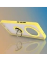 Buy Bizon Case Hybrid Ring Honor Magic7 Lite smoky with a yellow frame - BIZ8310 - {ean13} - Home Screen Store Europe