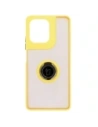 Kup Etui z uchwytem na palec Bizon Case Hybrid Ring do Motorola Moto G75 5G kouřové s žlutým rámečkem - BIZ8312 - {ean13} - Sklep Home Screen