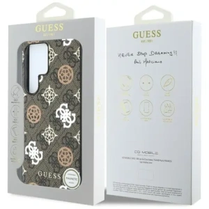 Buy Guess 4G Printed Colored Peony Pattern MagSafe Samsung Galaxy S25 Ultra brown - GUE4288 - {ean13} - Home Screen Store Europe