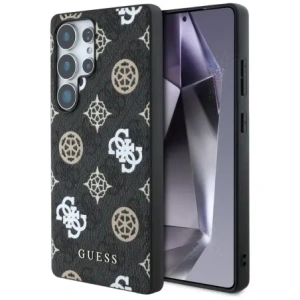 Kup Etui Guess 4G tištěný barevný vzor pivoňky MagSafe pro Samsung Galaxy S25 Ultra černý - GUE4289 - {ean13} - Sklep Home Screen