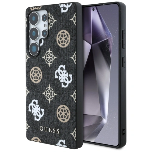 Kup Etui Guess 4G Printed Colored Peony Pattern MagSafe do Samsung Galaxy S25 Ultra czarny - GUE4289 - {ean13} - Sklep Home Screen