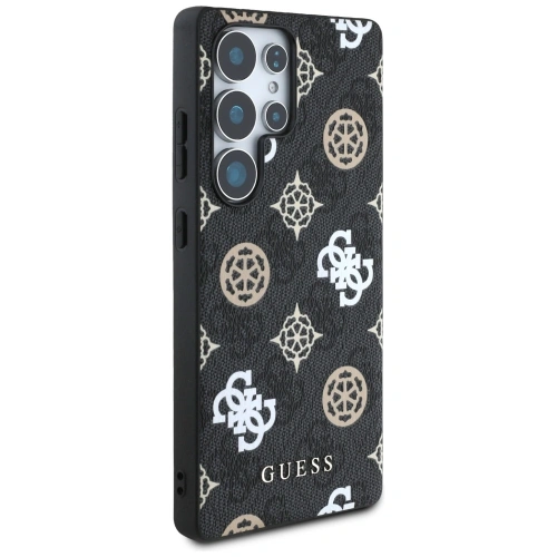 Kup Etui Guess 4G Printed Colored Peony Pattern MagSafe do Samsung Galaxy S25 Ultra czarny - GUE4289 - {ean13} - Sklep Home Screen