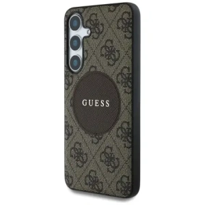 Buy Guess 4G Round Patch Classic Logo MagSafe Samsung Galaxy S25 brown - GUE4290 - {ean13} - Home Screen Store Europe