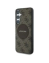 Kup Etui Guess 4G Round Patch Classic Logo MagSafe do Samsung Galaxy S25 brązowy - GUE4290 - {ean13} - Sklep Home Screen
