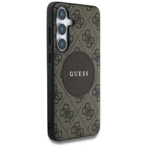 Buy Guess 4G Round Patch Classic Logo MagSafe Samsung Galaxy S25 brown - GUE4290 - {ean13} - Home Screen Store Europe