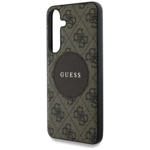 Buy Guess 4G Round Patch Classic Logo MagSafe Samsung Galaxy S25 brown - GUE4290 - {ean13} - Home Screen Store Europe