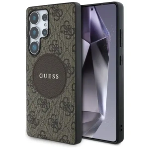 Buy Guess 4G Round Patch Classic Logo MagSafe Samsung Galaxy S25 Ultra brown - GUE4291 - {ean13} - Home Screen Store Europe