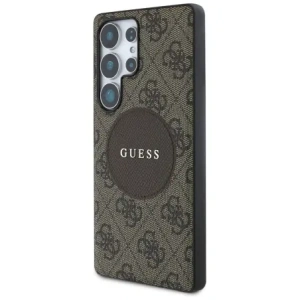 Kup Guess 4G Kerek F patch Klasszikus Logó MagSafe Samsung Galaxy S25 Ultra barna - GUE4291 - {ean13} - Sklep Home Screen