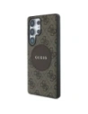 Kup Etui Guess 4G Round Patch Classic Logo MagSafe do Samsung Galaxy S25 Ultra brązowy - GUE4291 - {ean13} - Sklep Home Screen
